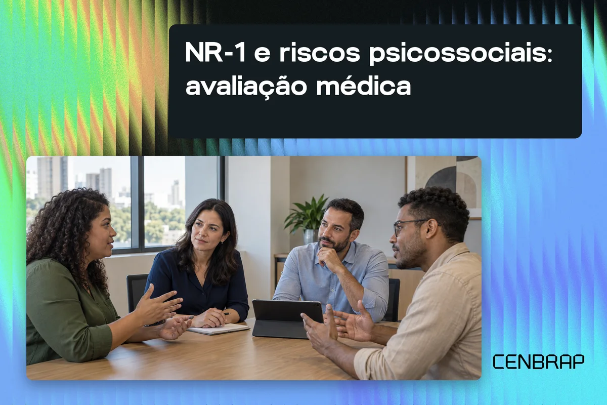 Capa do artigo: NR-1 e riscos psicossociais: avaliação médica