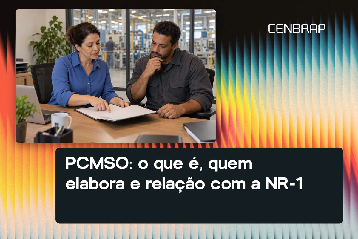 Capa do artigo: PCMSO: o que é, quem elabora e relação com a NR-1